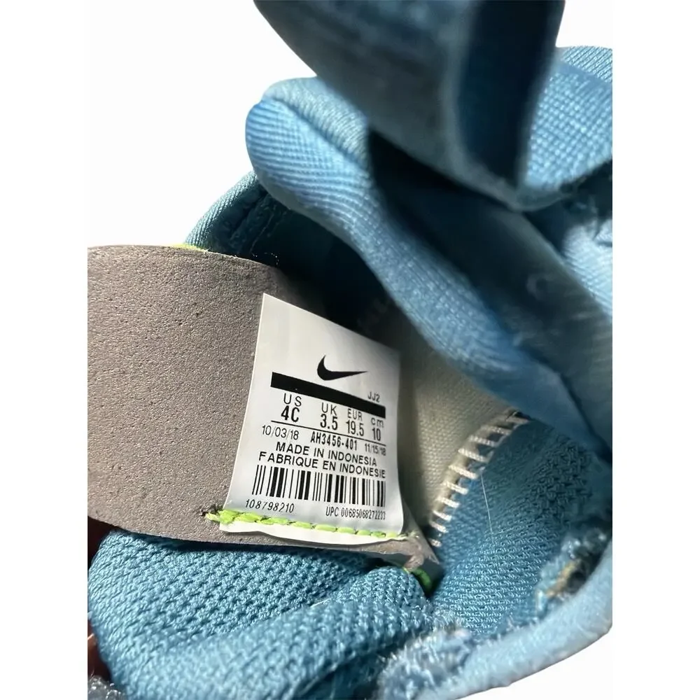 Nike Free Run Blue Toddler Infant Walking Sneakers Shoes Childrens Size 4C